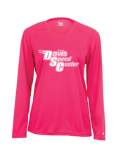 Load image into Gallery viewer, DAVIS SPEED LADIES PERFORMANCE LONG SLEEVE T-SHIRT
