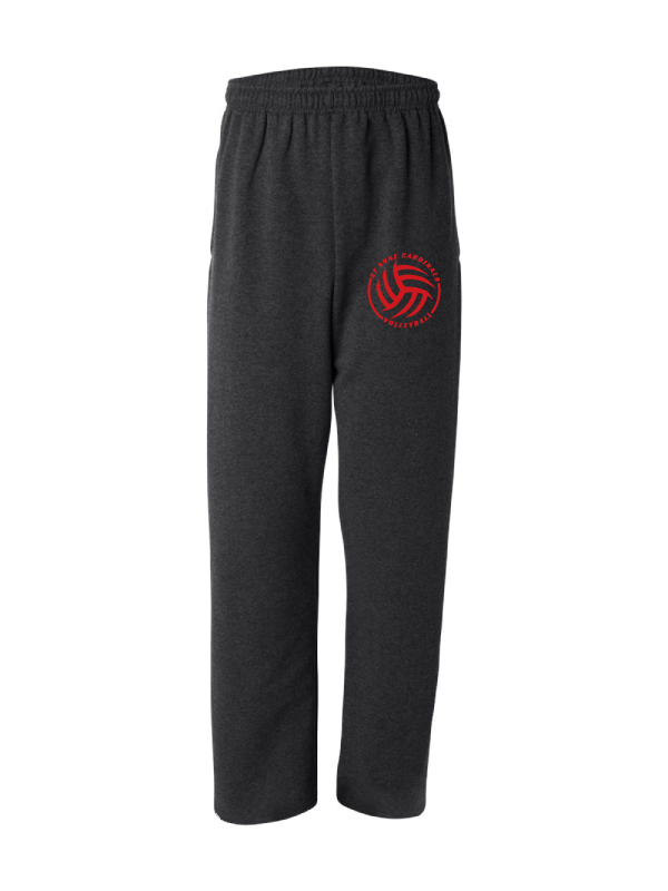 ST ANNE VOLLEYBALL  ADULT 8 oz. NuBlend® Open-Bottom Fleece Sweatpants