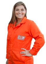 Load image into Gallery viewer, University of Illinois Jumpsuit - Stripe Logo

