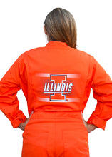 Load image into Gallery viewer, University of Illinois Jumpsuit - Stripe Logo
