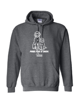 Load image into Gallery viewer, PAWS FOR A CAUSE  (DOGGIE PLAYHOUSE)  Adult Hooded Sweatshirt
