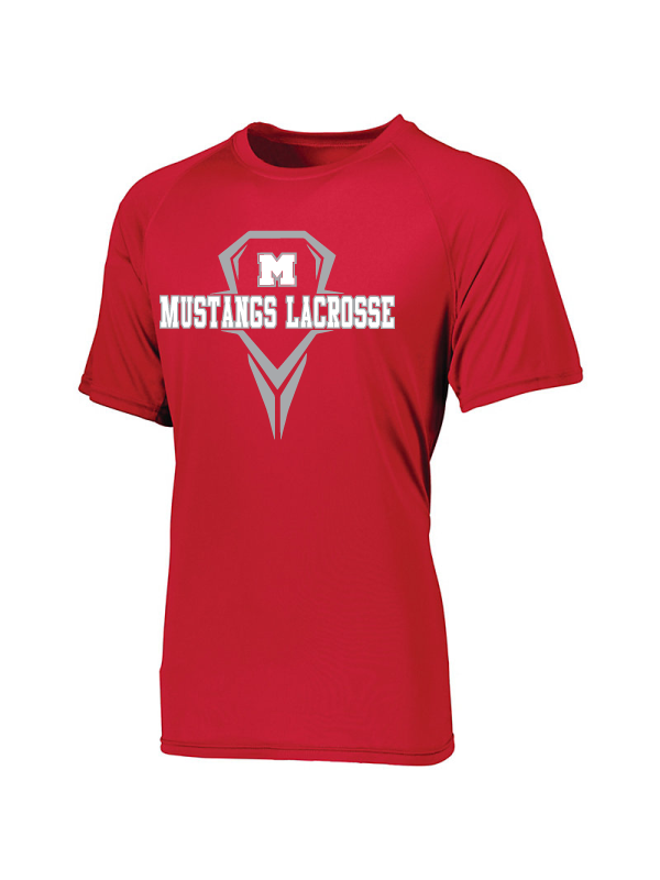 MHS Lacrosse Red Performance T-Shirt