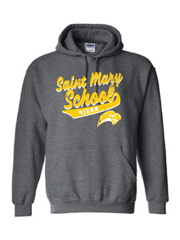 Saint Mary Fall 2020  Heavy Blend™ 8 oz., 50/50 Hood  YOUTH**   LOGO 2