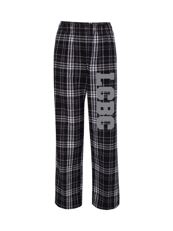 LAKE COUNTY BOYS CHOIR  ADULT Black and White Flannel Pant