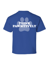 Load image into Gallery viewer, WHITELEY PAWSITIVITY SHORT SLEEVE TEE  **YOUTH**
