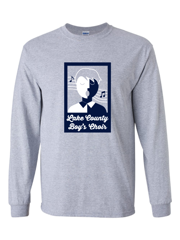 LAKE COUNTY BOYS CHOIR ADULT LONG SLEEVE ULTRA COTTON TEE