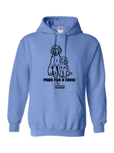 Load image into Gallery viewer, PAWS FOR A CAUSE  (DOGGIE PLAYHOUSE)  Adult Hooded Sweatshirt
