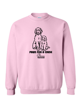 Load image into Gallery viewer, PAWS FOR A CAUSE  (DOGGIE PLAYHOUSE)  Adult Crewneck Sweatshirt
