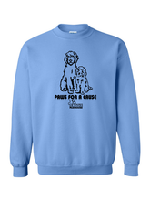 Load image into Gallery viewer, PAWS FOR A CAUSE  (DOGGIE PLAYHOUSE)  Adult Crewneck Sweatshirt
