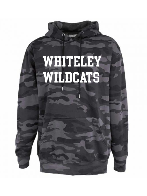 WHITELEY ADULT CAMO HOODED SWEATSHIRT