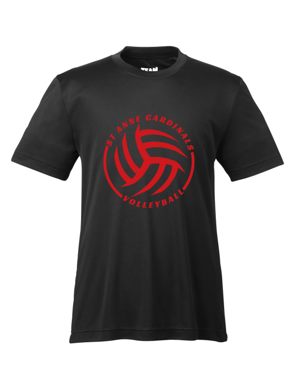 ST ANNE BOYS VOLLEYBALL YOUTH PERFORMANCE T-SHIRT  (SHORT SLEEVE)